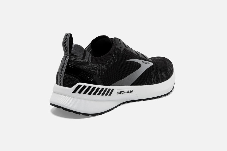 Brooks Running Shoes Womens Black/White - Bedlam 3 Road - 6789-ZPEFS